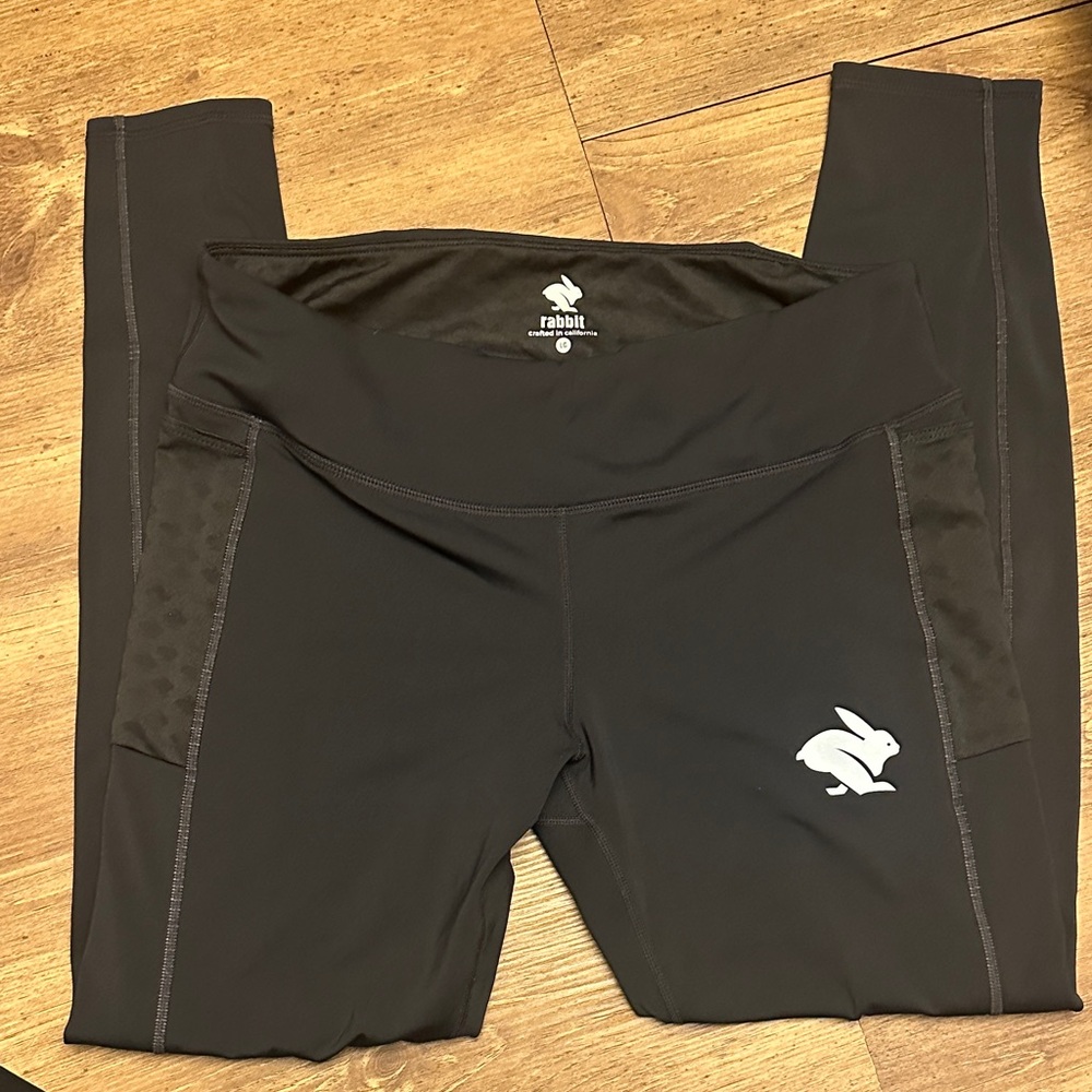 Rabbit Black Leggings